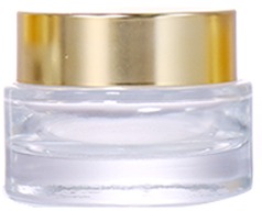 150G, 120G, 100G, 80G, 50G, 30G Transparent Cream Jars in Two Styles, Golden Lids and White Lids Show Diverse Elegance supplier