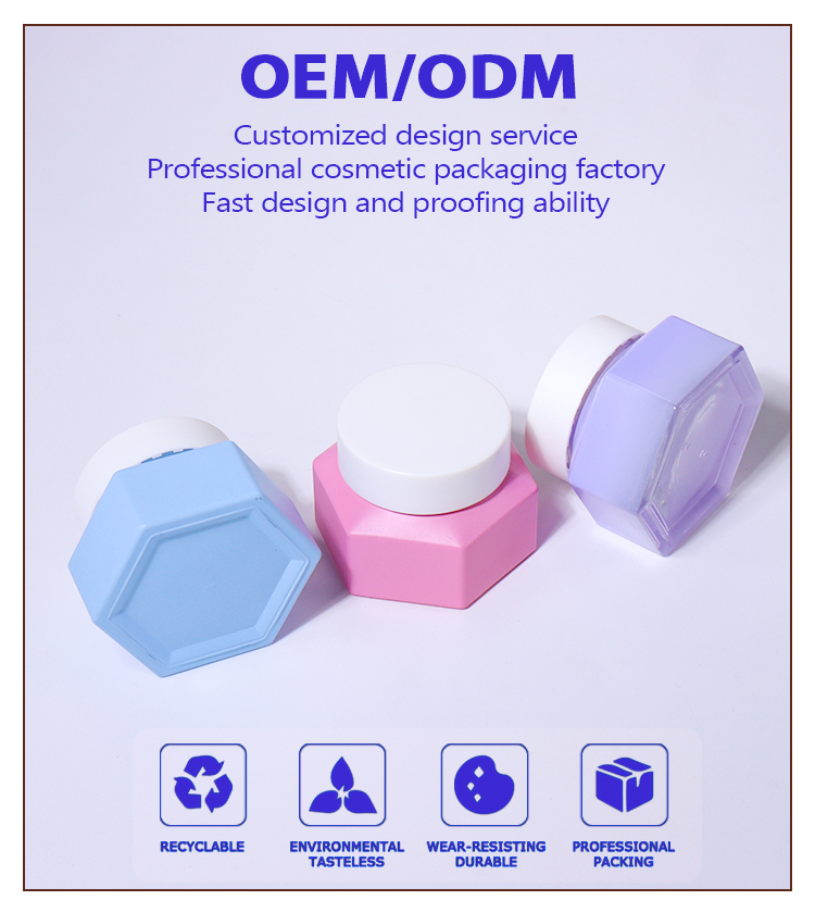 Macaron Hexagonal , 30g Jars manufacture