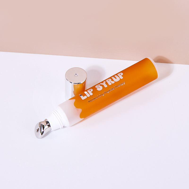 10g Orange Tube with Silver Cap + Roller Ball Design details