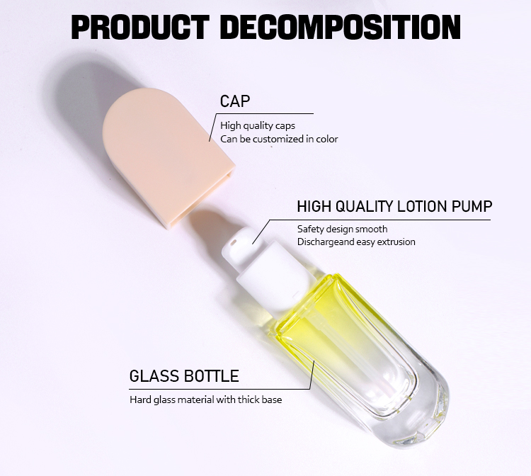 30ml Exquisite Beauty Bottle with Contrasting - Color Cap factory