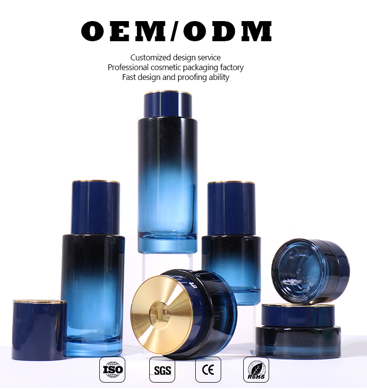 120ML, 100ML, 40ML, 50G, 30G Multi - color Beauty Bottles, Minimalist Design Meets High - end Texture manufacture