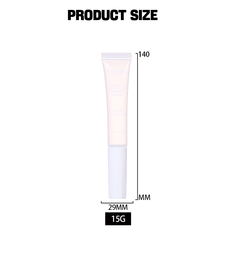 15ml Transparent Hose Packaging for Beauty & Skincare supplier