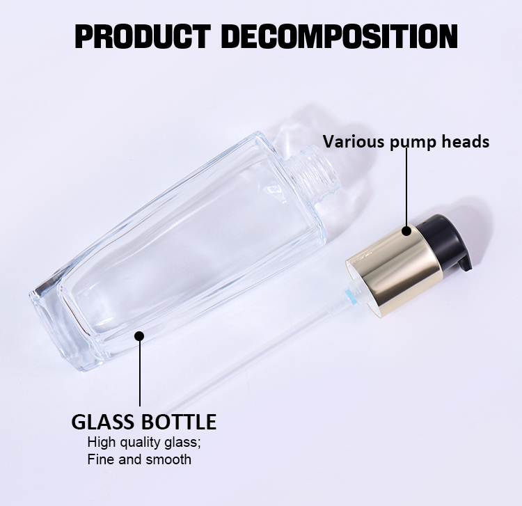 100ML,60ML Cosmetic Essence Bottle details