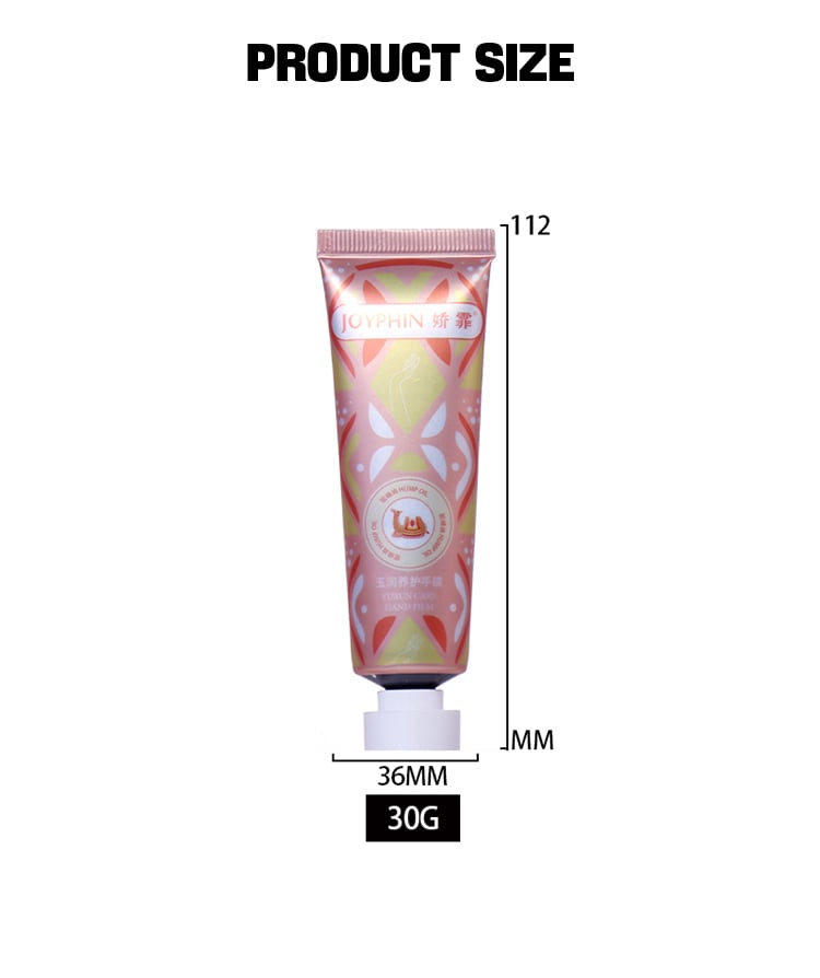 30ml Pink Hand Cream Tube, White Cap Design is Practical and Beautiful factory