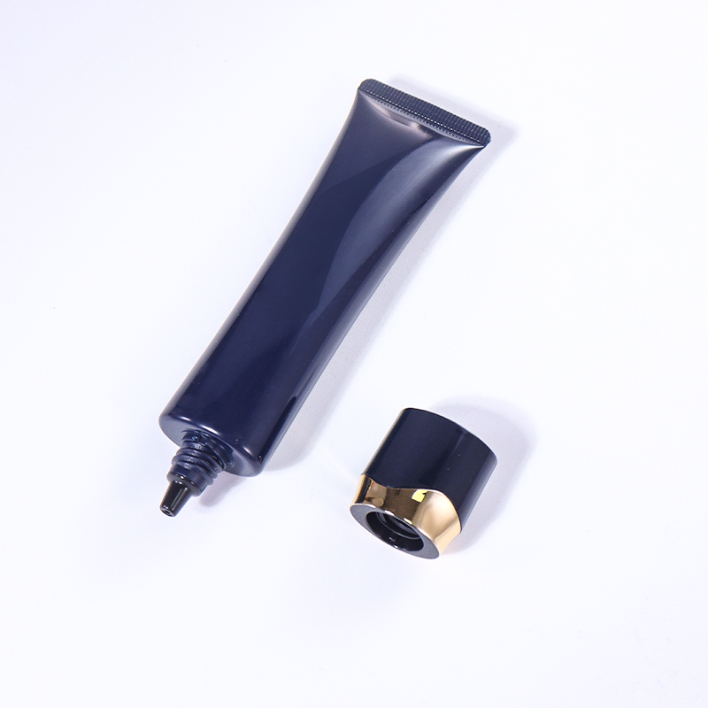 100/40ml Navy Blue + Black - Gold Cap! Beauty and Skincare Hose Packaging manufacture