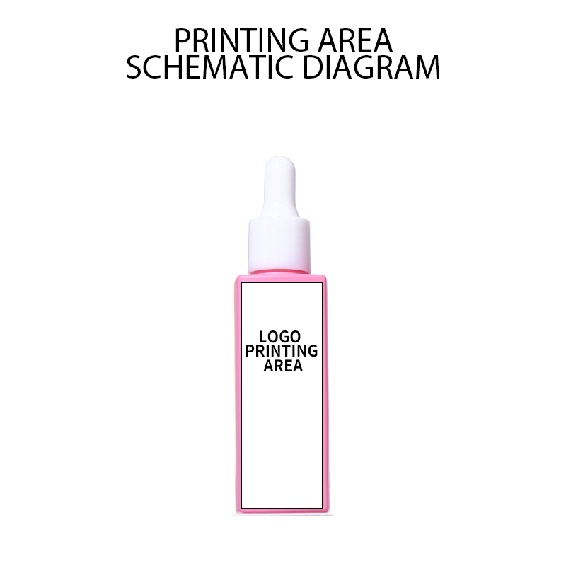 30ml Dropper Bottle | Square Design + White Rubber Bulb factory