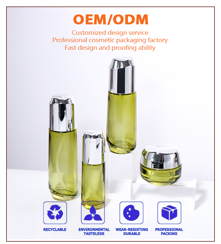 The lotion bottles, spray bottles and cream jars in 120ML, 100ML, 40ML and 50G are available. factory
