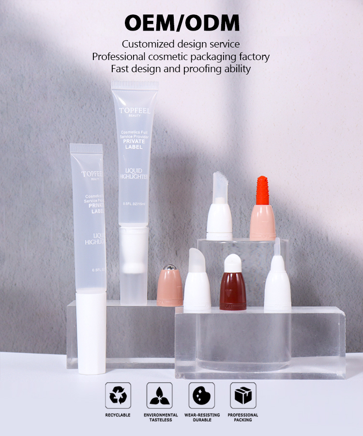 15ml Transparent Hose Packaging for Beauty & Skincare manufacture