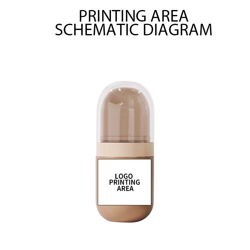 30ML Capsule - Shaped Press Lotion Bottle, Colorful Design Shows Trendy Style factory
