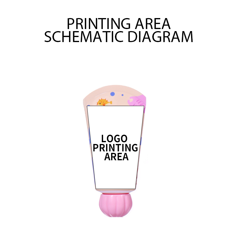 50ml Marine - Style Hand Cream Hose, Shell Screw Cap Shows Fresh Texture details