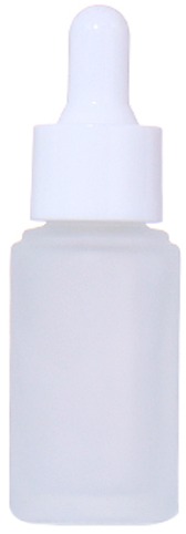 40ML, 30ML, 20ML, 10ML Minimalist Frosted Essence Bottle, Silver Lid / Dropper Shows Exquisite Charm details