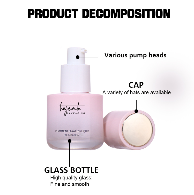 30ml Pink Gradient Bottle! Sweet and Exquisite Beauty Packaging is Super Eye - Catching details
