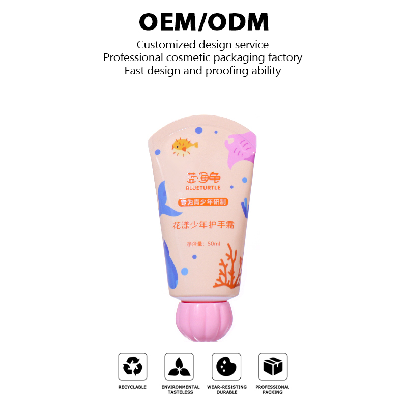 50ml Marine - Style Hand Cream Hose, Shell Screw Cap Shows Fresh Texture manufacture