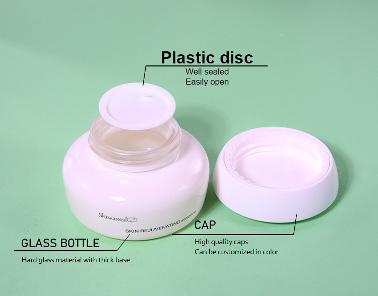 120ML, 100ML, 50ML, 30ML, 50G, 30G Pure White Beauty Bottle Set factory