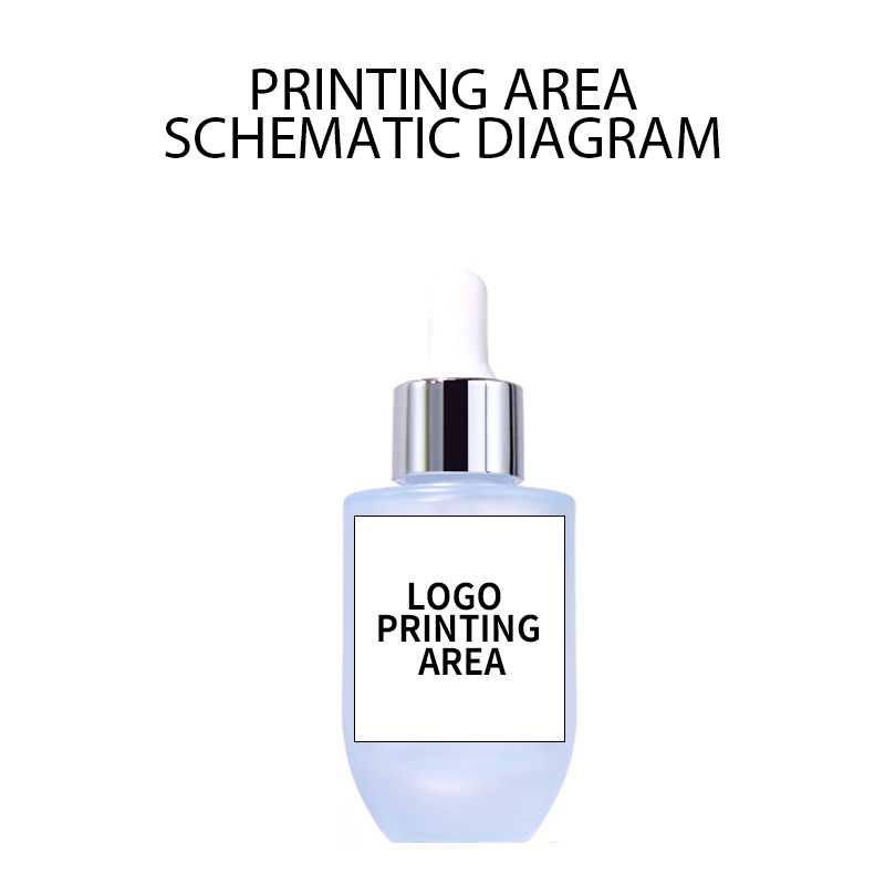 40ML Exquisite Dropper Beauty Bottle, Gradient and Frosted Textures Highlight Luxury manufacture