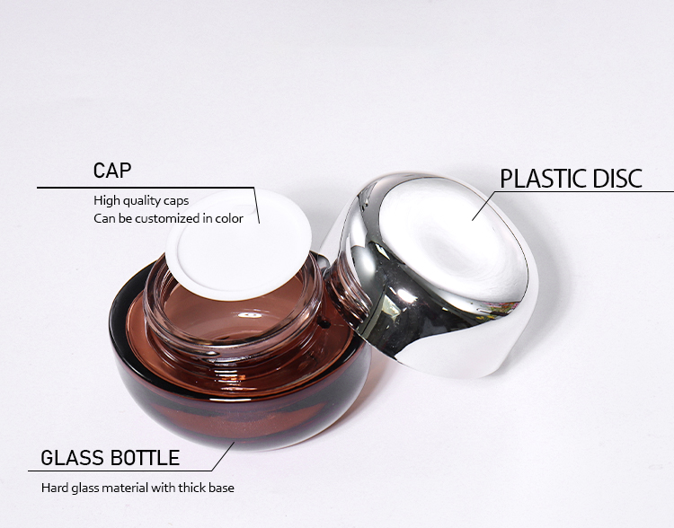 120ML, 100ML, 40ML, 50G Silver - Cap Frosted Beauty Bottle Set supplier