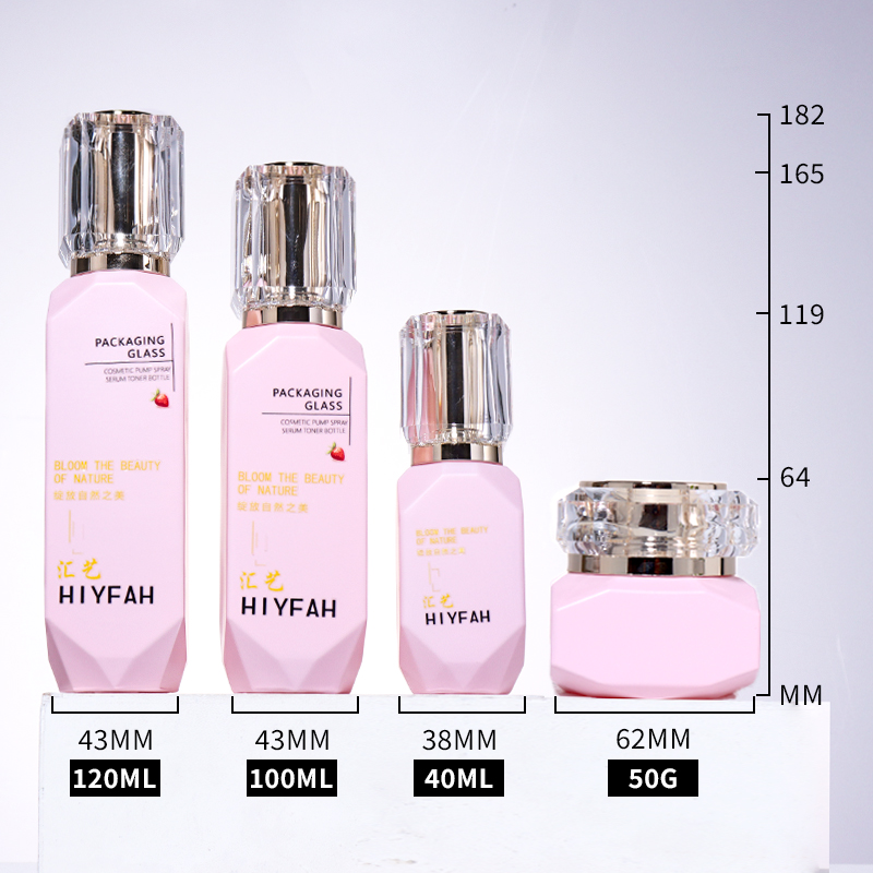 120ML, 100ML, 40ML emulsion bottles, spray bottles, and 50G cream jars supplier