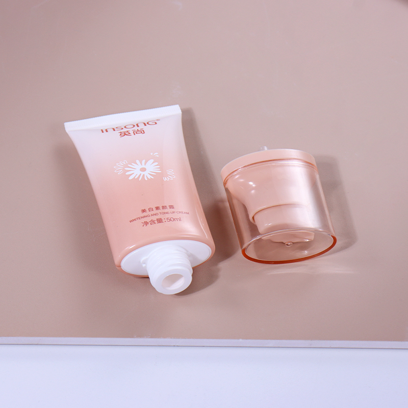 50ML Gradient Pink Tone - Up Cream Hose, Pump Head Design Shows Exquisite Texture manufacture