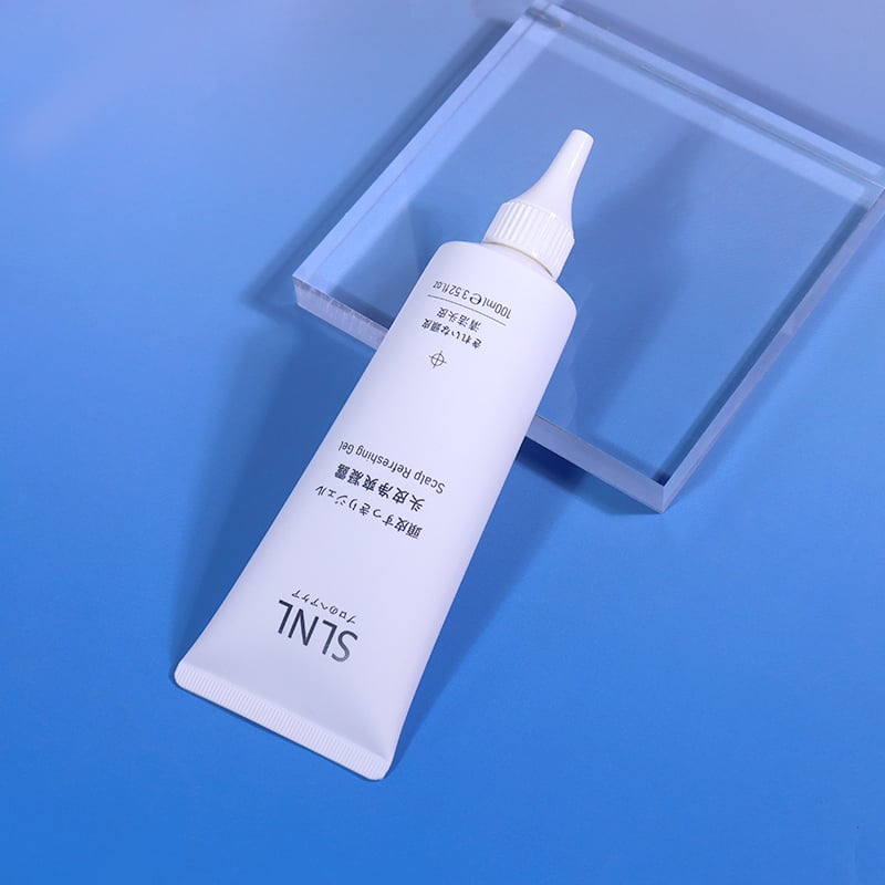100ML White Sharp-Nozzle Scalp Care Hose, Minimalist Design Highlights Skincare Style