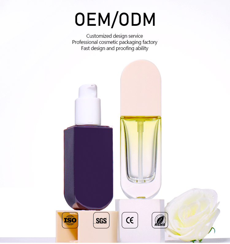 30ml Exquisite Beauty Bottle with Contrasting - Color Cap details