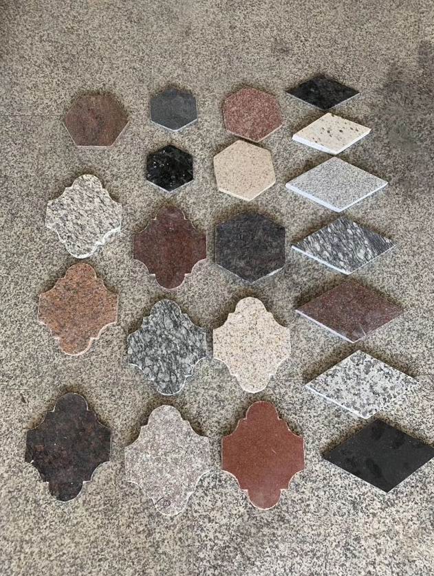 Exterior Floor Medallion Granite Mosaic North Star Design for Patio Paving supplier