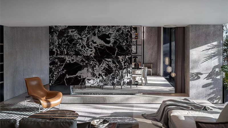 Noir Grand Antique Black marble slabs& tiles
