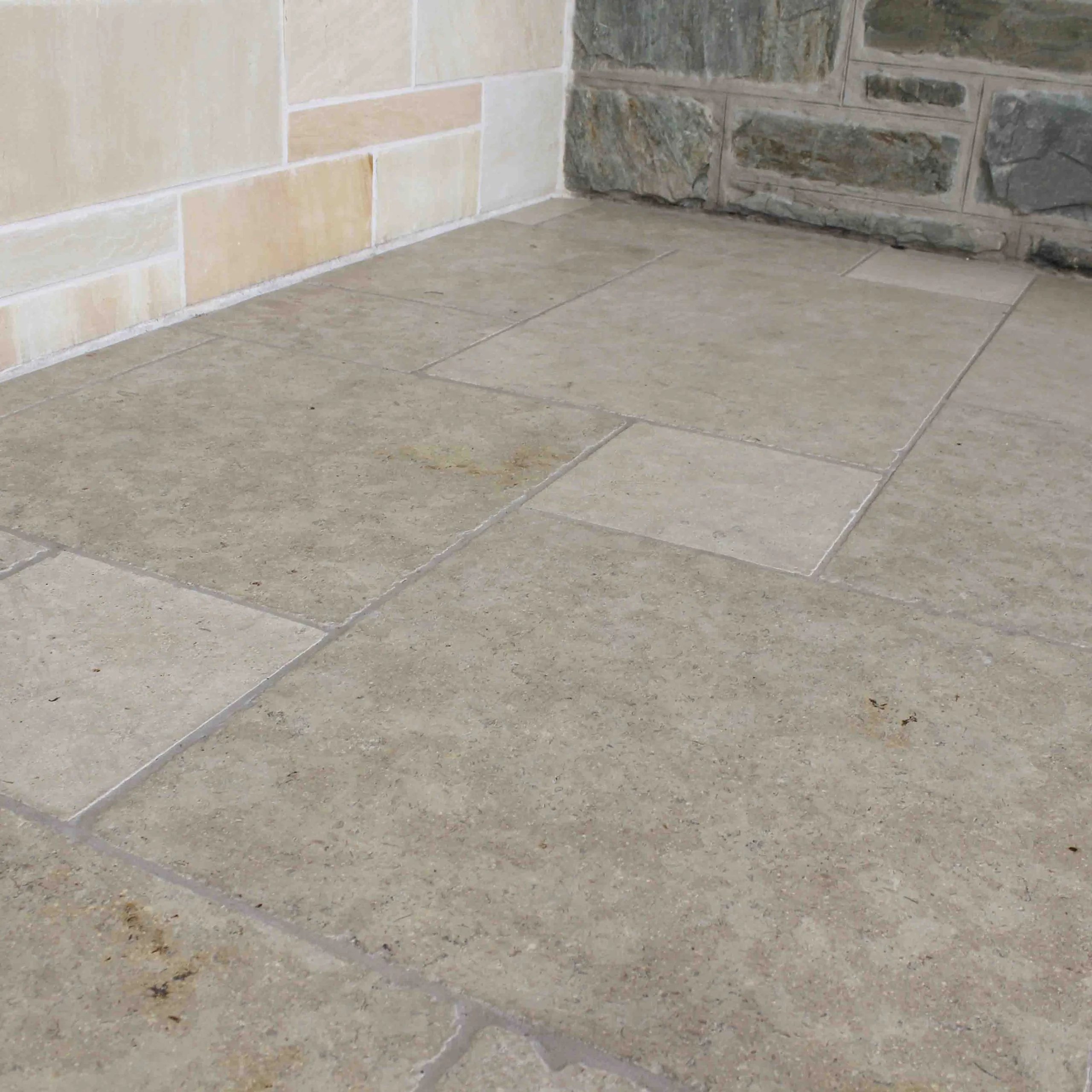 Acid-wash Finish Sinal Pearl Limestone Marble Pool Coping Stone Outdoor Paver Tile supplier