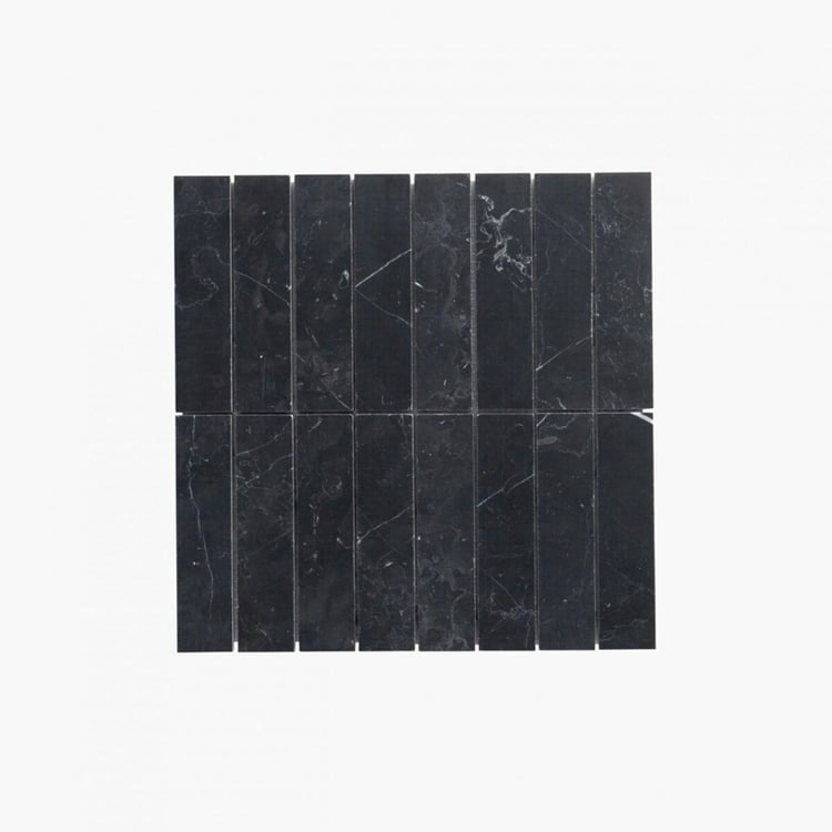 Straight Carrara Honed Natural Marble Mosaic factory