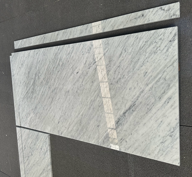 Carrara marble details