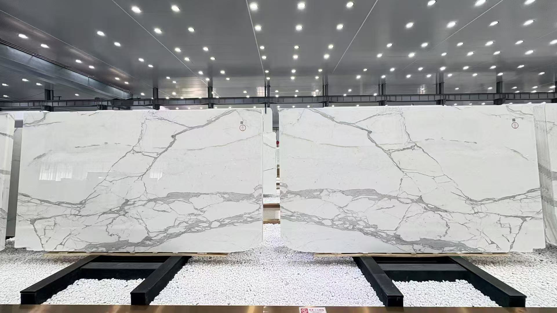 bianco carrara honed herringbone mosaic-3