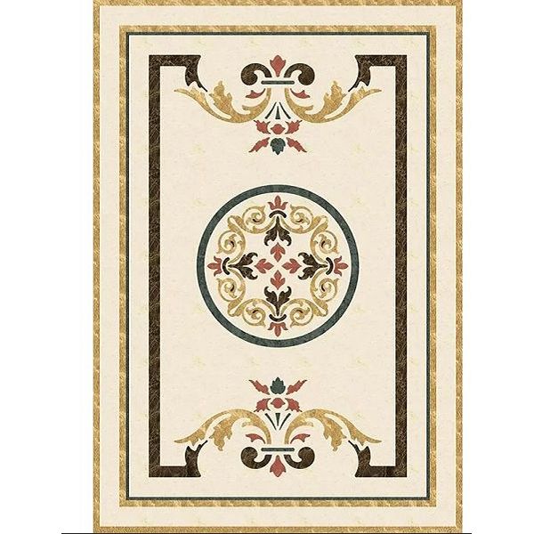 Waterjet Marble Medallion flooring tile for Hotel Corridor supplier