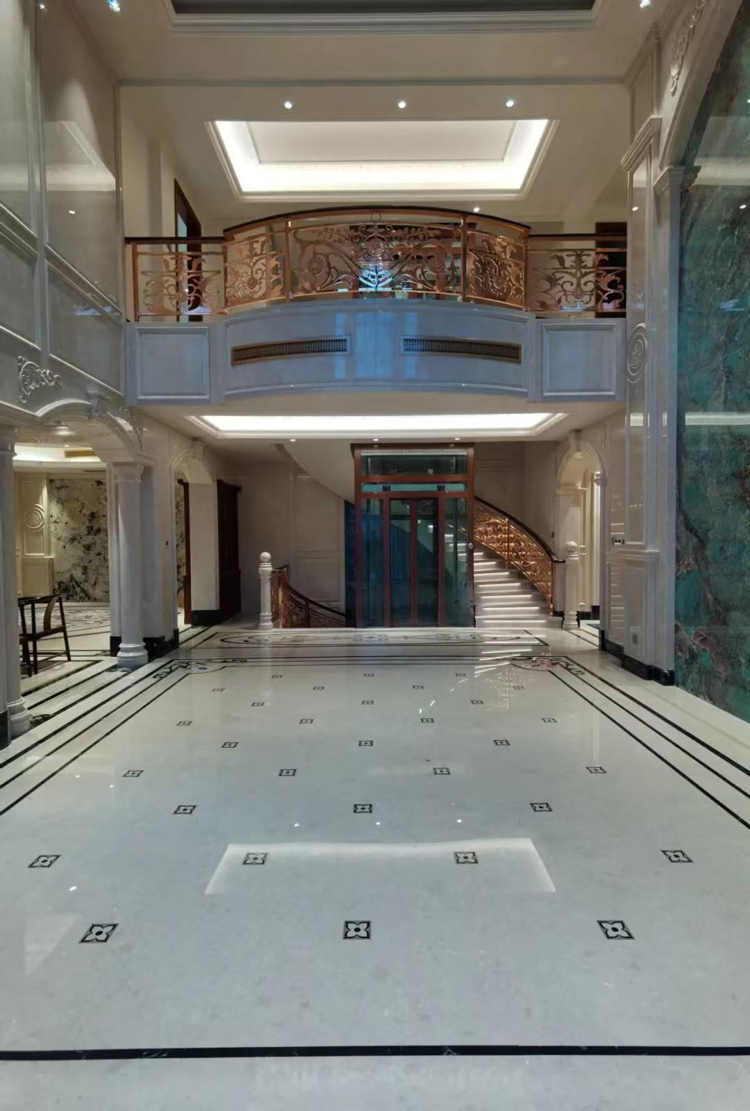 Polished Marble Water Jet flooring decoration factory