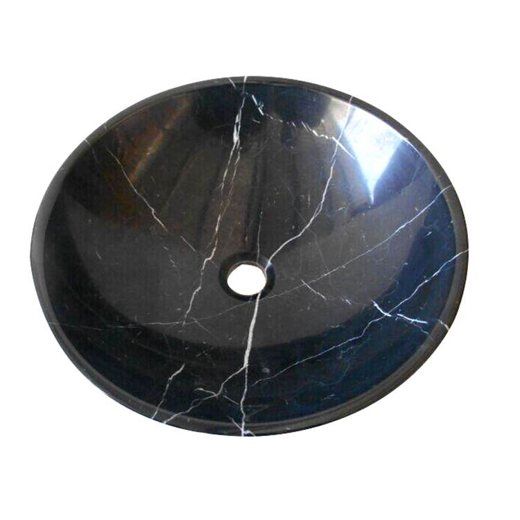 Black Marquina Bathroom Vanity Top Sinks supplier