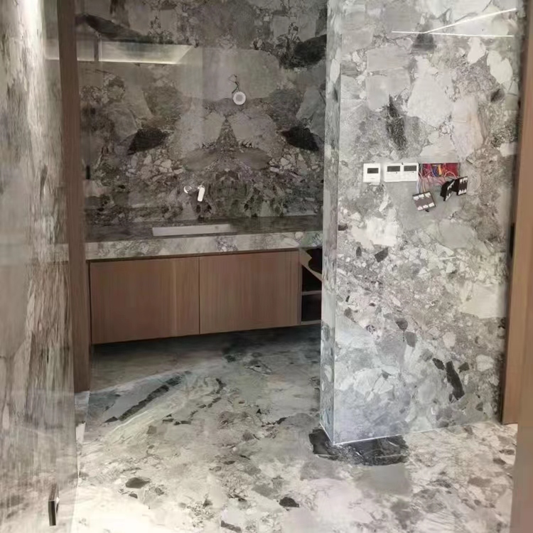 Natural DaVinci Grey Marble wall and floor tiles supplier