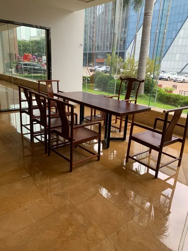 Can marble flooring tiles be used for outdoor walkway decoration?