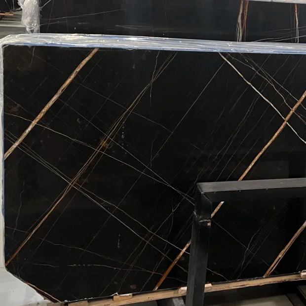 Marble tile for countertop and floor manufacture