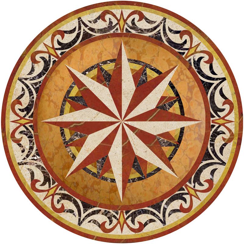 Floor Medallion Marble Mosaic 36”x36” manufacture