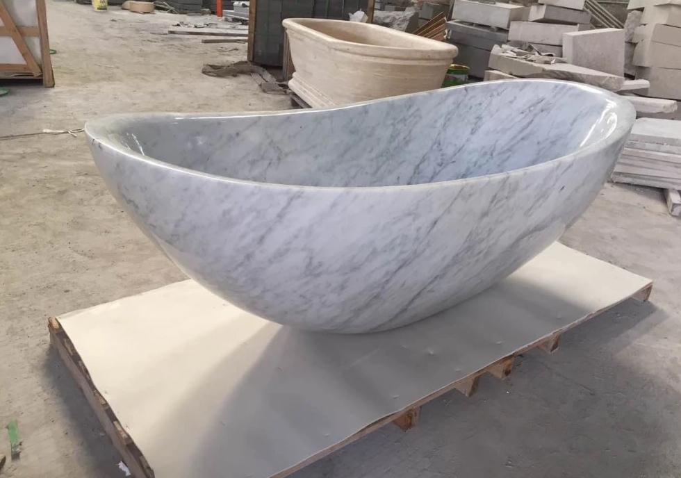 Modern Marble Bathtub details