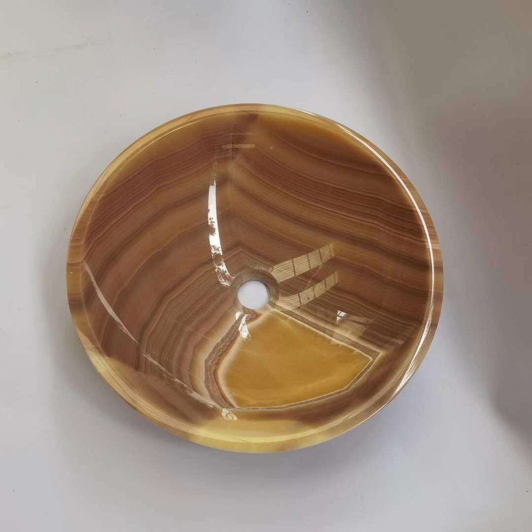 Natural Onxy Marble Basin Sinks factory
