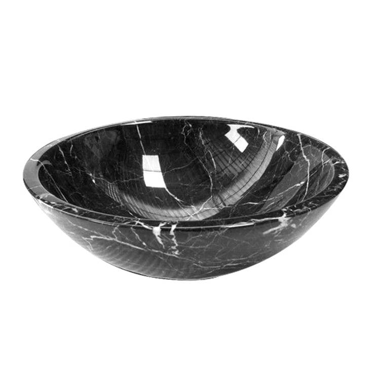 Black Marquina Bathroom Vanity Top Sinks factory