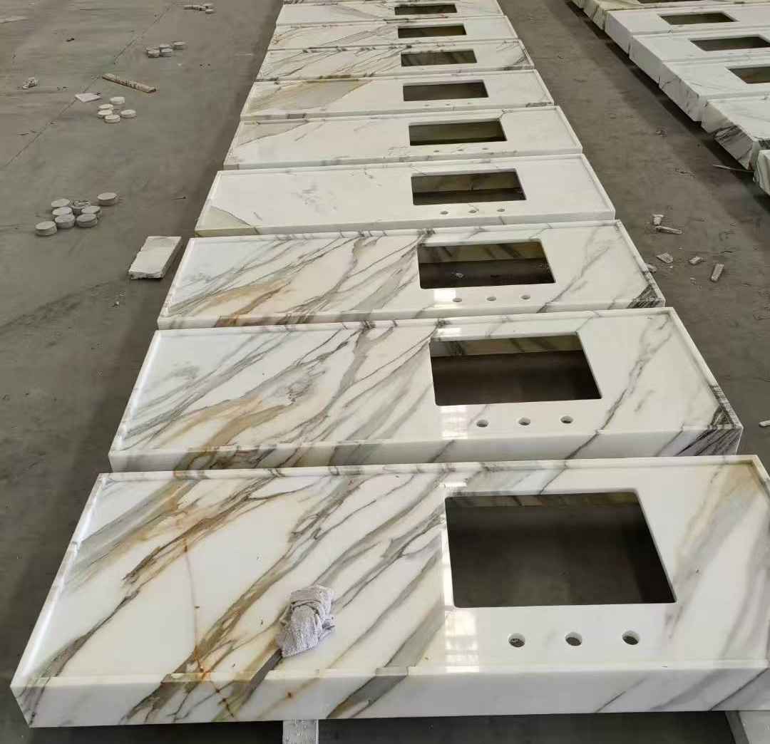 panda white marble bathtub-7