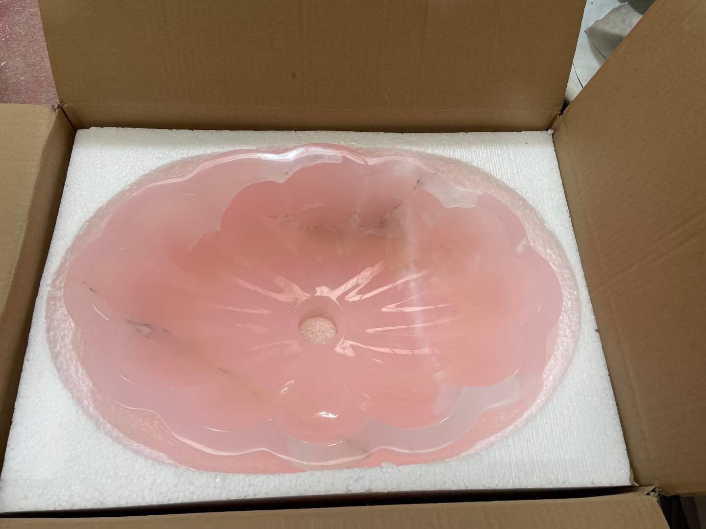 Modern Pink Onyx Bathroom Sink factory