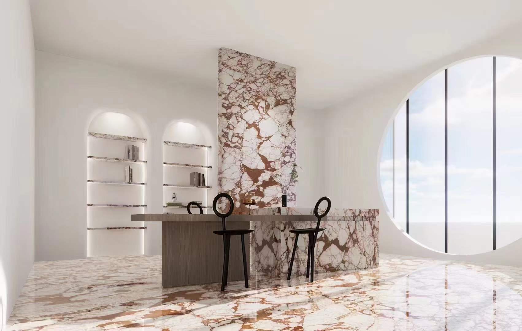 Viola Rose Pink Bvlgarl Flooring Stair supplier