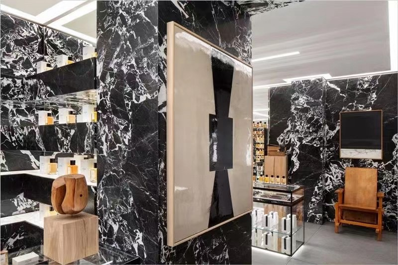 Black Napoleon marble wall tiles