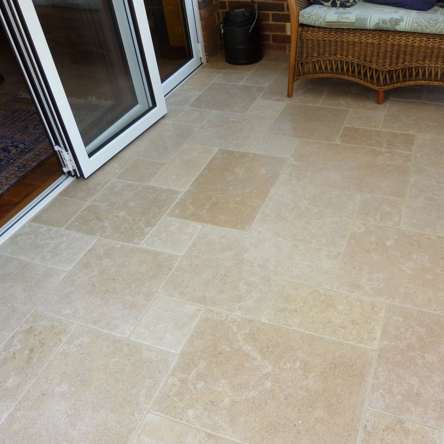 Acid-wash Finish Sinal Pearl Limestone Marble Pool Coping Stone Outdoor Paver Tile details