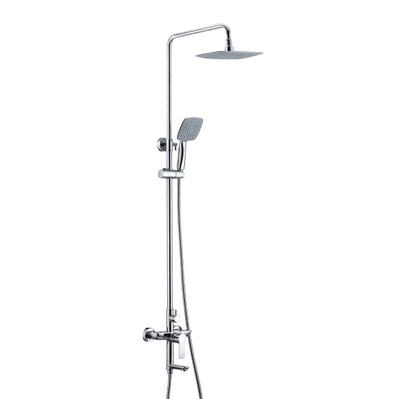 LE650201 High-Quality Brass Bath  Rain Rainfall Shower Faucet Set Mixer Complete Kit for Home