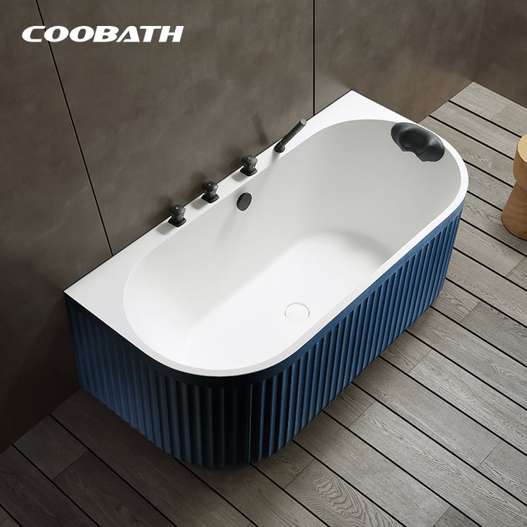 A005 Bak Mandi Rendam Akrilik Modern dengan Desain Bebas Berdiri untuk Kamar Mandi Dalam Ruangan dan Spa