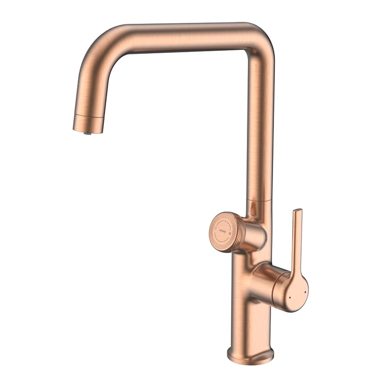 1FS200204 High Quality Brass Kitchen Faucet Single Handle  purified water Brushed Rose Gold