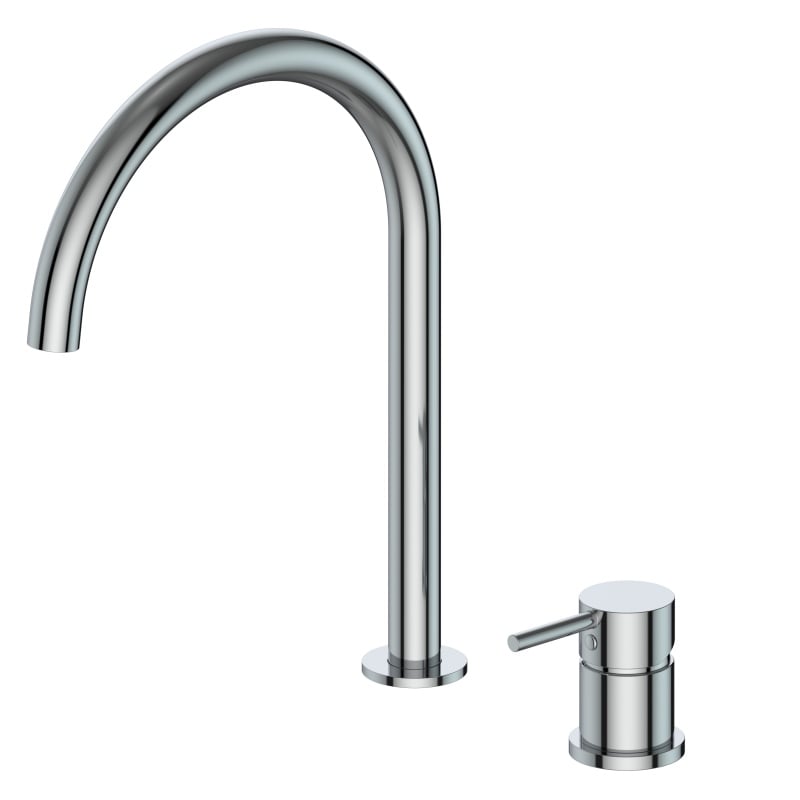 Maibao Series 1LN610311 Water-Saving Brass Two Holes Mixer Tap for Bathroom Wash Basin and Vanity Gun Grey