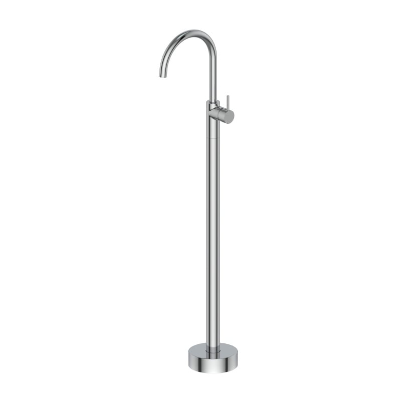 Rangkaian Maibao 1LN610320 – Set Keran Kamar Mandi Mewah dari Kuningan, Model Berdiri Bebas dengan Spout Air Terjun dan Mixer Pancuran untuk Bak Mandi, Finishing Rose Gold
